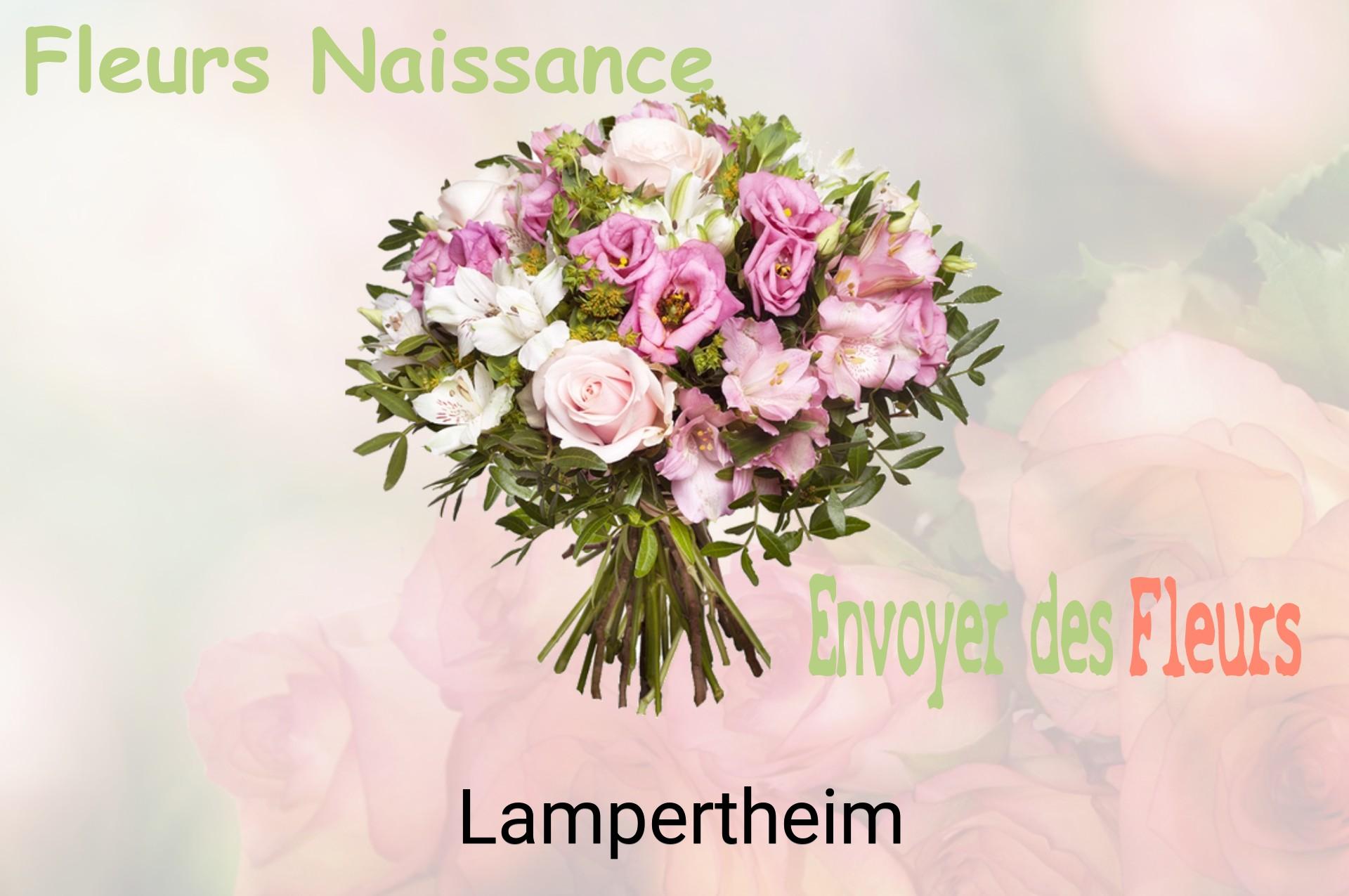 Bouquet de fleurs de naissance livré à Lampertheim